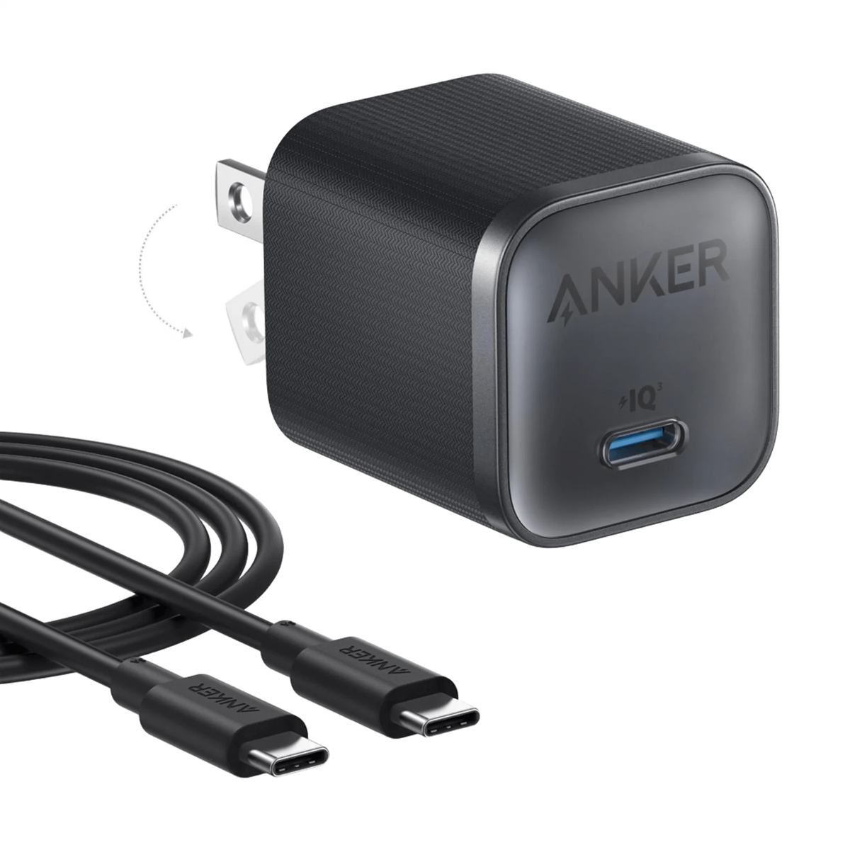 Anker Nano Charger 45W Con Cable C-C